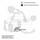 Borg & Beck Turbo Hose Part No -BTH1323