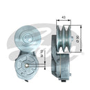 Gates FleetRunner Tensioner Pulley - T38728
