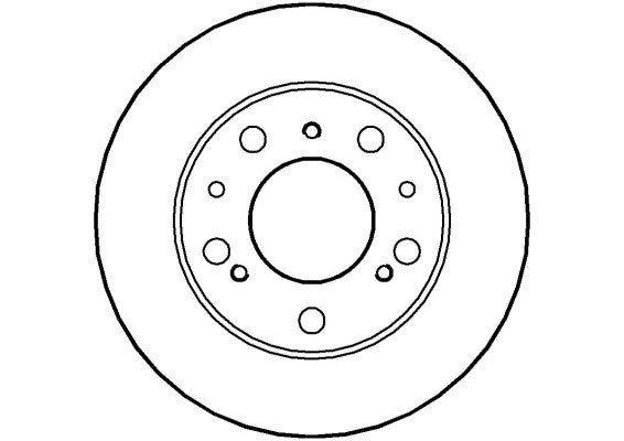 Disctech Brake Disc - Fits Bmw, Citroën - ABD3142 - Front Axle