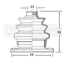 First Line Cv Joint Boot Kit Part No -FCB2766