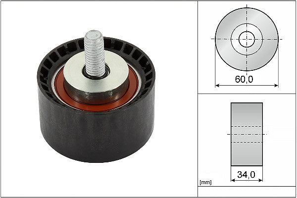 INA Deflection/Guide Pulley - Timing Belt - Part No - 532088810