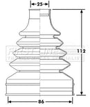 First Line Cv Joint Boot Kit Part No -FCB6256