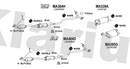 Klarius MA384H - Centre Pipe  - Fits Mazda 6 2.3i