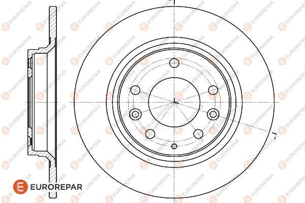 Eurorepar Brake Disc - 1618889180