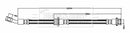 Borg & Beck Brake Hose Part No -BBH8889