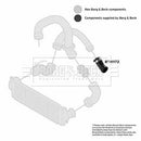 Borg & Beck Turbo Hose Part No -BTH1172