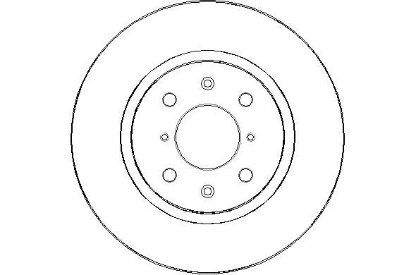 Disctech Brake Disc - Fits Land rover, Suzuki - ABD2245 - Front Axle