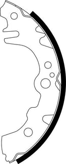 Mintex Brake Shoes fits -Daihatsu MFR630 (also fits other vehicles)
