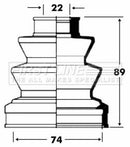 First Line Cv Joint Boot Kit Part No -FCB2826