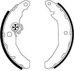 Mintex Brake Shoes fits -Ford MFR173 (also fits other vehicles)