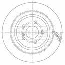Borg & Beck Brake Disc Single Part No -BBD6118S