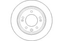 Disctech Brake Disc - Fits Hyundai - ABD2116 - Rear Axle