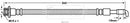 Borg & Beck Brake Hose Part No -BBH7665