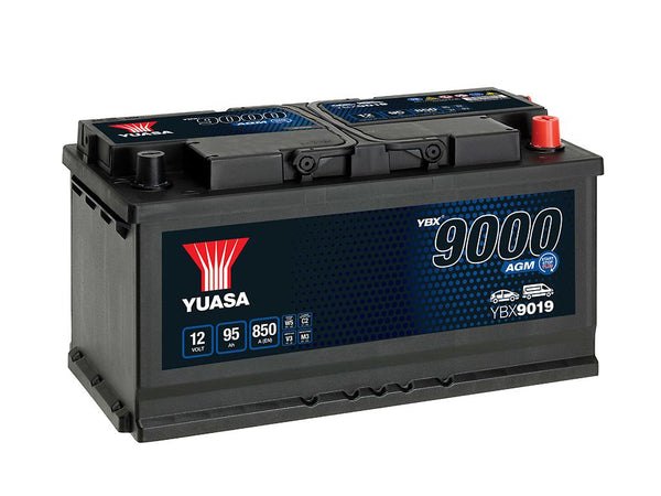 Yuasa YBX9019 AGM - 9019 AGM Start Stop Plus Battery - 3 Year Warranty
