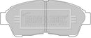 Borg & Beck Brake Pad Set - BBP1683