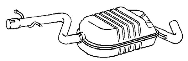 Klarius VW1408J - Box With Centre Pipe