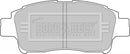 Borg & Beck Brake Pad Set - BBP1681
