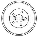 Borg & Beck Brake Drum (Single) -BBR7179