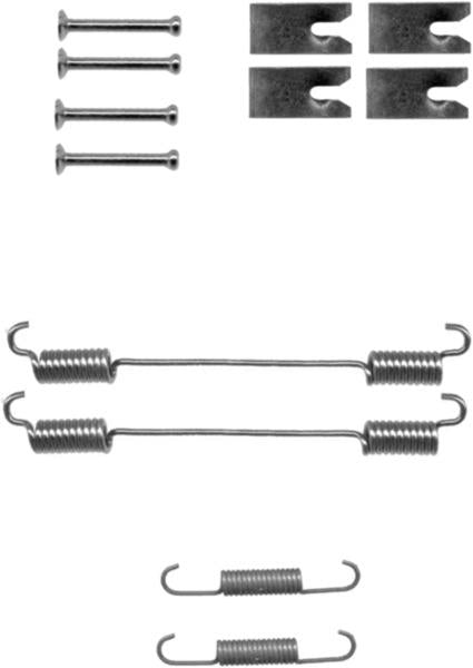 Textar Brake Shoe Fitting Kit - 97034000