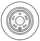 Borg & Beck Brake Disc Pair Part No -BBD4744