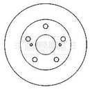 Borg & Beck Brake Disc Pair Part No -BBD5177