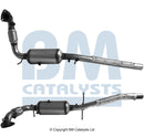 BM Cats Homologated Diesel Catalytic Converter & DPF - BM11398H with Fitting Kit - FK11398A