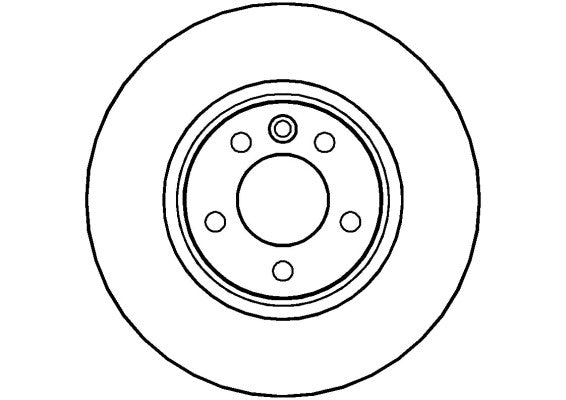 Disctech Brake Disc - Fits Audi, Vw - ABD2870 - Rear Axle