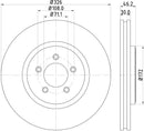 Mintex Brake Discs fits -Daimler Jaguar S354:5 MDC1879C (also fits other vehicles)