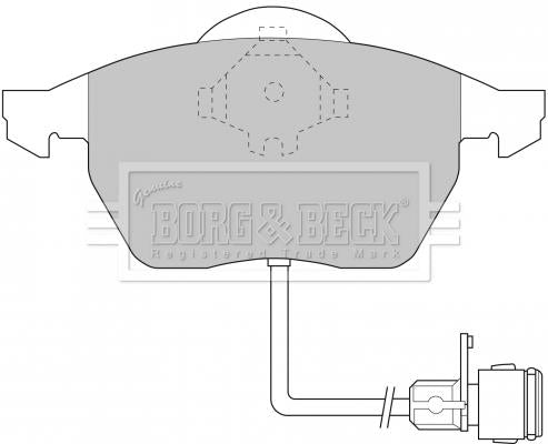 Borg & Beck Brake Pad Set -BBP1392