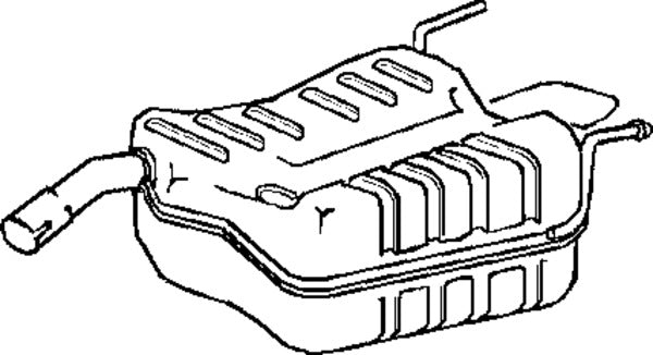 Klarius GM585Q - Box With Tail Pipe