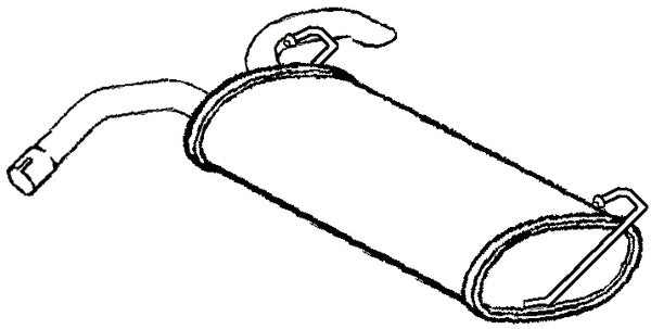 Klarius GM868B - Box With Tail Pipe