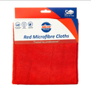 Nilco Microfibre Cloths Red - 5 Pack - TETNCA010