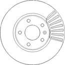 Disctech Brake Disc - Fits Opel, Peugeot - ABD3302 - Front Axle