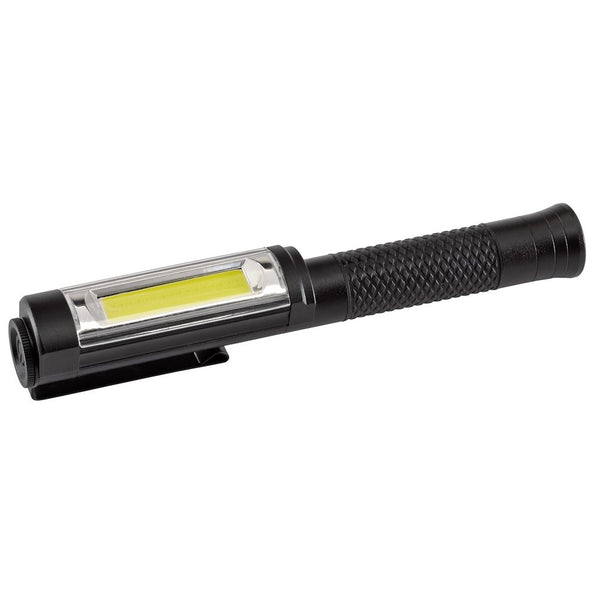 COB LED Rechargeable Aluminium Pen Torch, 5W