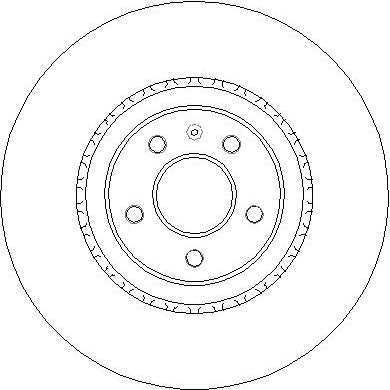 Disctech Brake Disc - Fits Audi - ABD3359 - Front Axle