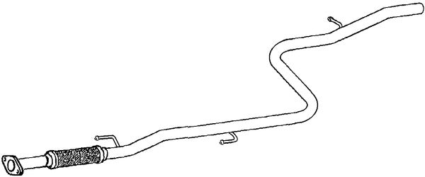 Klarius FT740A - Centre Pipe  - Fits Fiat Doblo 1.2i