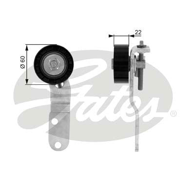 Gates DriveAlign Idler Pulley - T36074