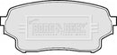 Borg & Beck Front Brake Pad Set -BBP1953