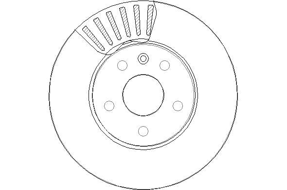 Disctech Brake Disc - Fits Chevrolet - ABD2126 - Front Axle