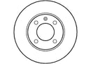 Disctech Brake Disc - Fits Audi - ABD2653 - Front Axle