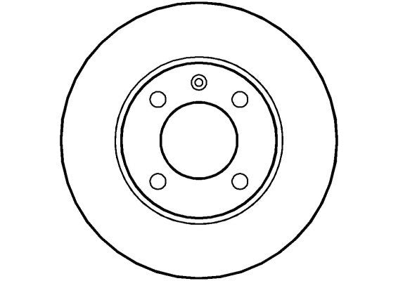 Disctech Brake Disc - Fits Audi - ABD2653 - Front Axle