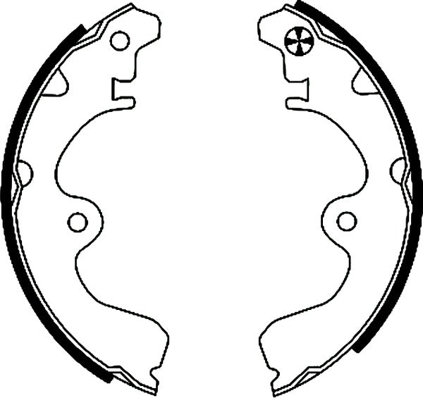Mintex Brake Shoes fits -Toyota MFR508 (also fits other vehicles)