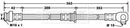 Borg & Beck Brake Hose Part No -BBH7504