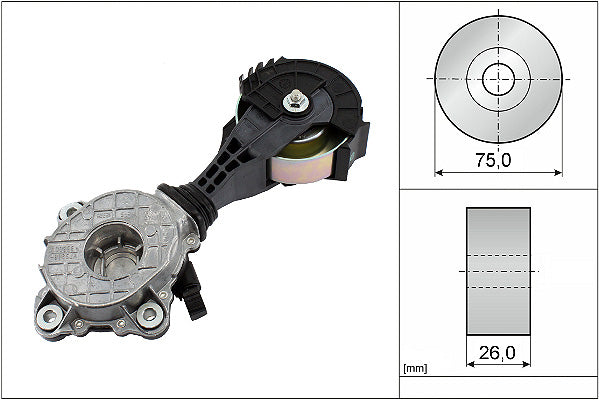 INA Tensioner Lever - V-Ribbed Belt - Part No - 534042610