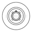 Borg & Beck Brake Disc Pair Part No -BBD4931