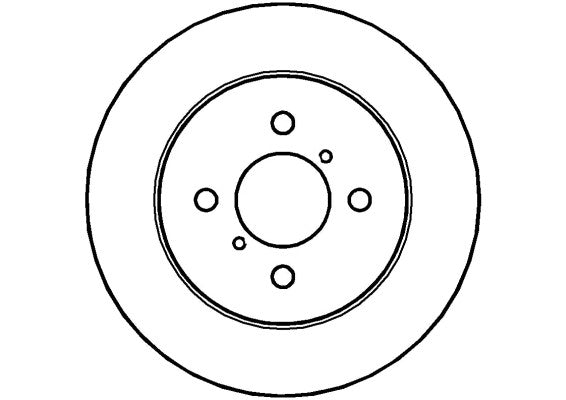 Disctech Brake Disc - Fits Suzuki, Toyota - ABD2892 - Front Axle