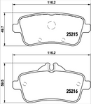 Brembo Brake Pad Set - P50099