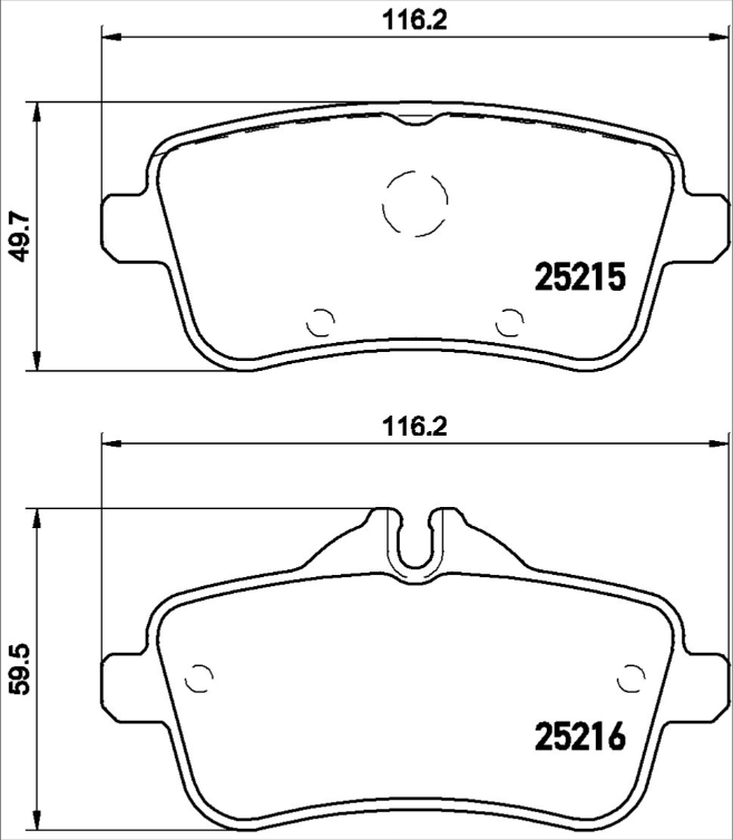 Brembo Brake Pad Set - P50099
