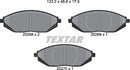 Textar Brake Pad Set - 2526801
