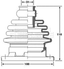 Borg & Beck Cv Joint Boot Kit Part No -BCB6173